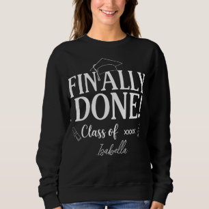 Sudadera Finalmente Terminado Clase De 2026 Graduación  Per