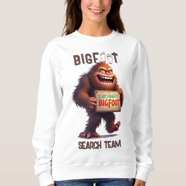 Sudadera Finding Bigfoot Sasquatch Selfie Black (Anverso)