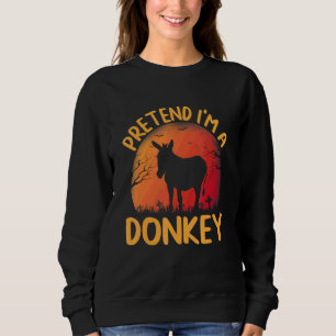 Sudadera Finge que soy un grupo de burro que coincide con H