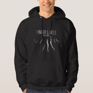 Sudadera Finger Lakes New York Pullover Hoodie