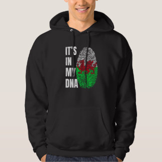 Sudadera Fingerprint DNA Biometry Flag Wales