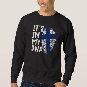 Sudadera Finlandés Para Hombres Suomi Bandera De Finlandia 