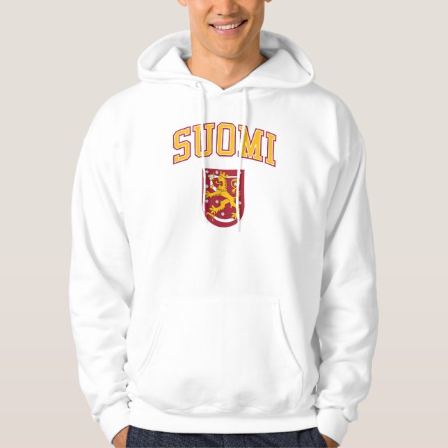 Sudadera Finlandia + Escudo de armas (Anverso)