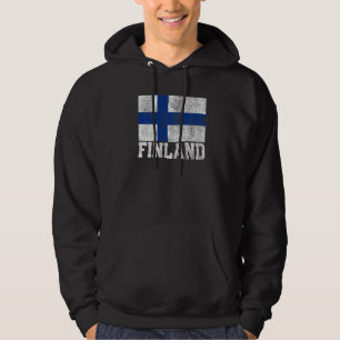 Sudadera Finlandia Orgullo de la Bandera Raíces País Nat