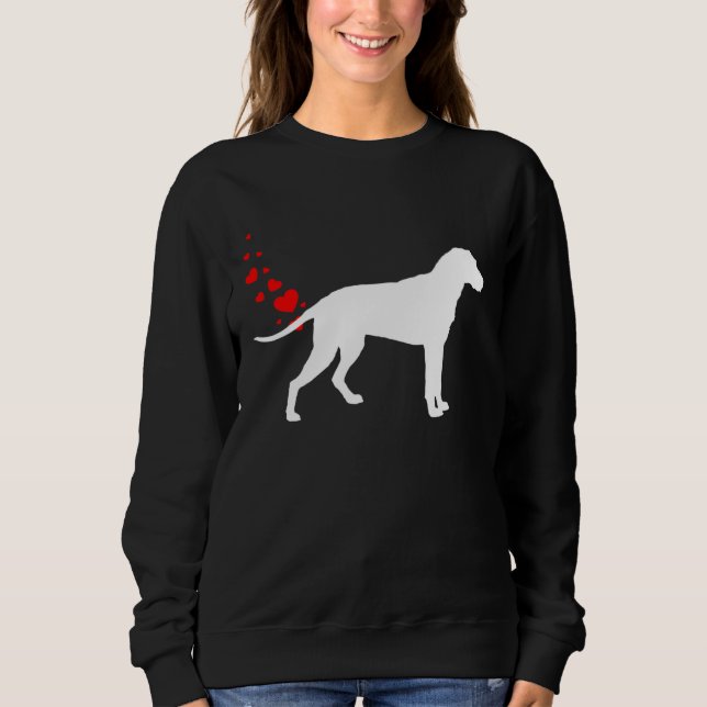 Sudadera Finnish Hound Valentines Day Owner Heart Dog Farts (Anverso)