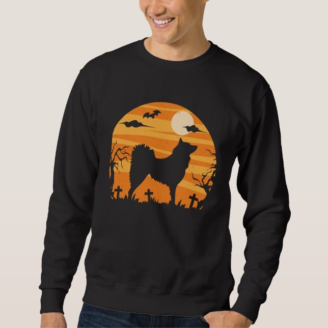 Sudadera Finnish Spitz Halloween  Costume   Mom Dad (Anverso)