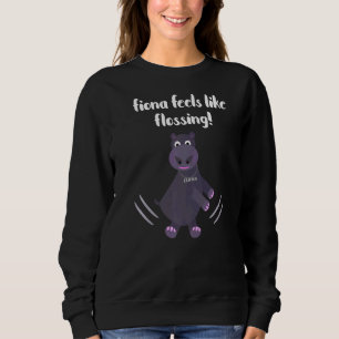 Sudadera Fiona El Bebé Hippo De Cincinnati Se Siente Como F