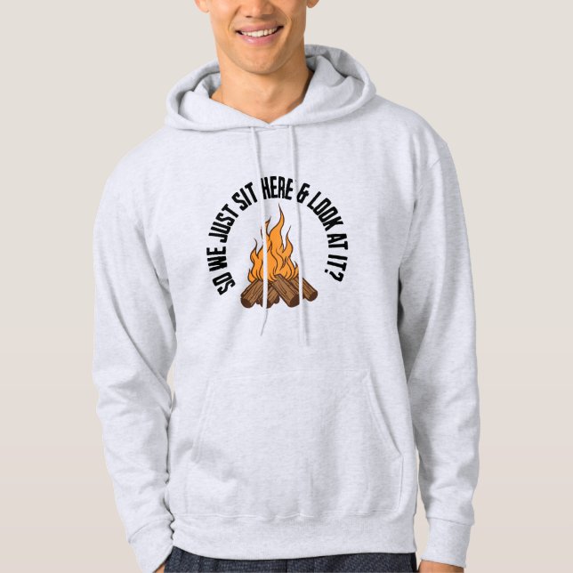 Sudadera fire cottage camping heated rivalry hoodie (Anverso)