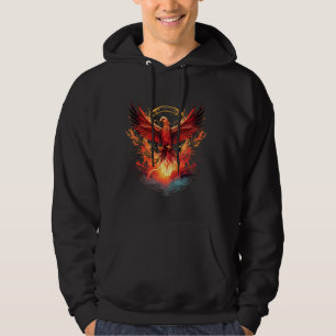 Sudadera Fire Phoenix Bird Myththic Bird Phoenix Rising Rej
