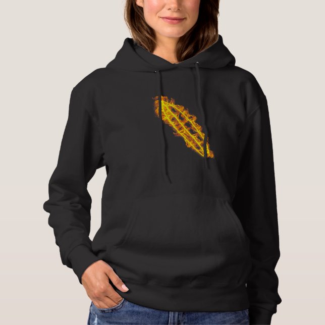 Sudadera Fire Surfboard Flames Surfing Surfboard Surfboard (Anverso)