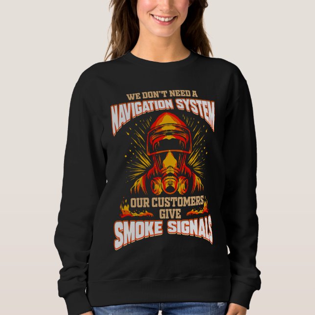 Sudadera Firefighter   for Volunteer House Fire Brigade (Anverso)