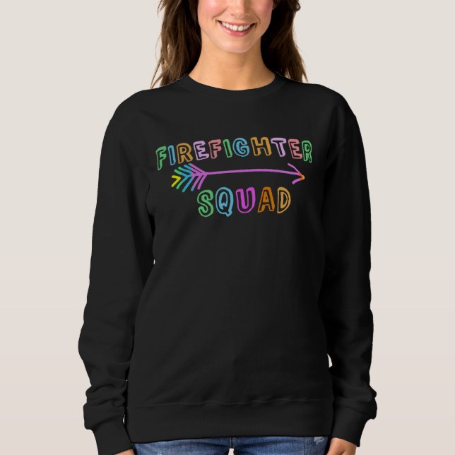 Sudadera Firefighter Squad Multitasking Fire Department Res (Anverso)