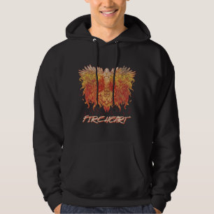 Sudadera Fireheart Phoenix Bird Fire Love Mythical Magic Fa