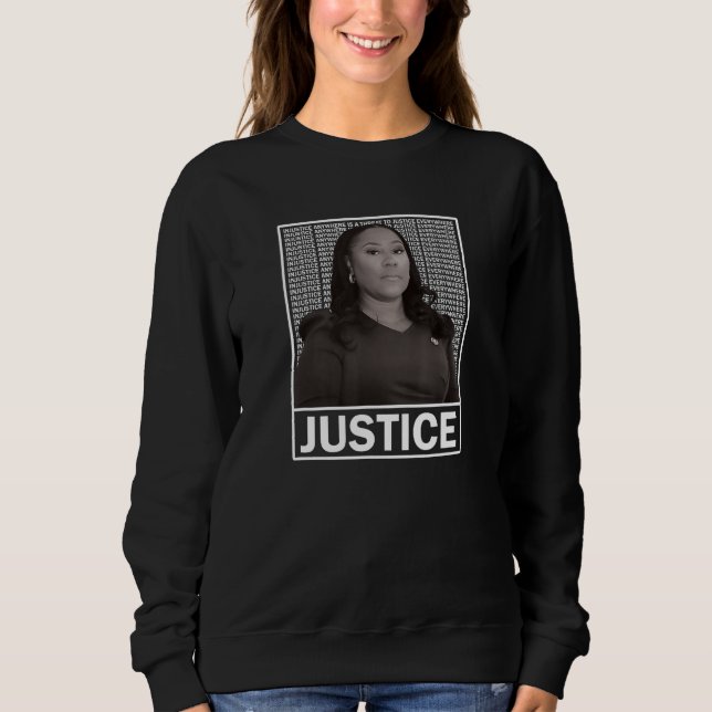 Sudadera Fiscal del distrito de Fani Willis busca justicia (Anverso)