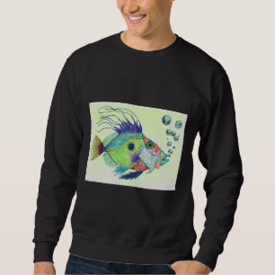 Sudadera Fish Art De Sharon Cummings