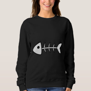 Sudadera Fish Bones White