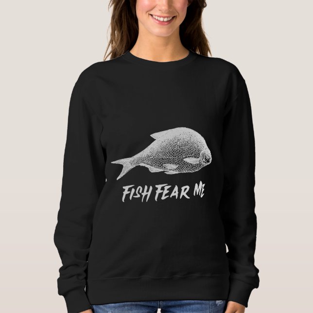 Sudadera Fish Fear Me (Anverso)