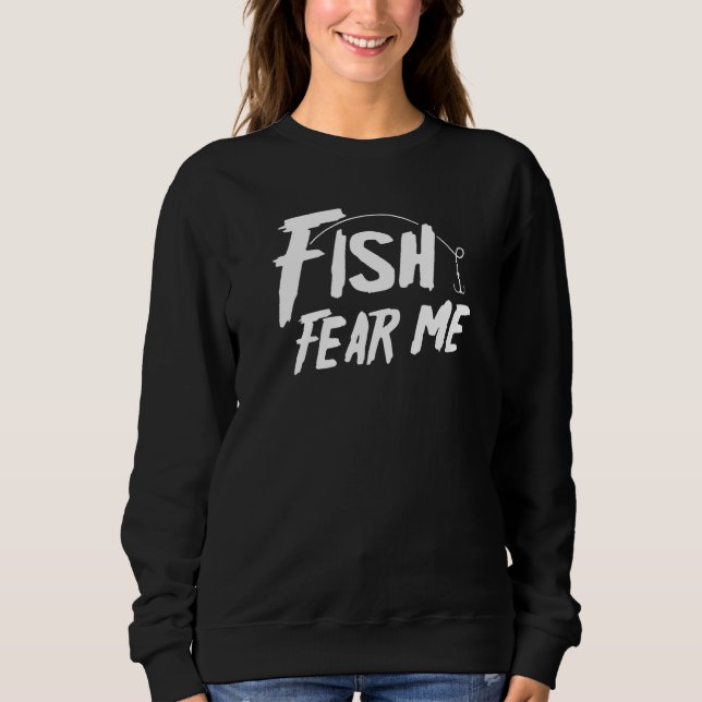 Sudadera Fish Fear Me Fear Al Aire Libre (Anverso)