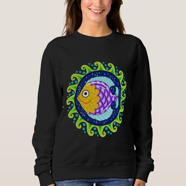 Sudadera Fish Mandala (Anverso)