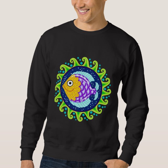 Sudadera Fish Mandala (Anverso)