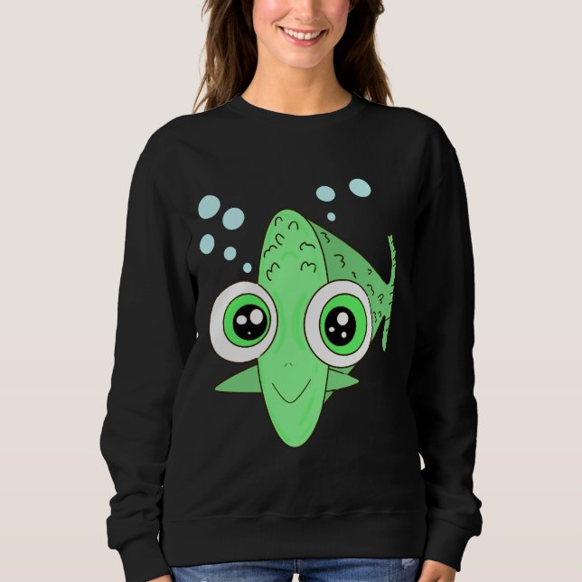 Sudadera Fish Pisces Comic Styles Aquaristik (Anverso)