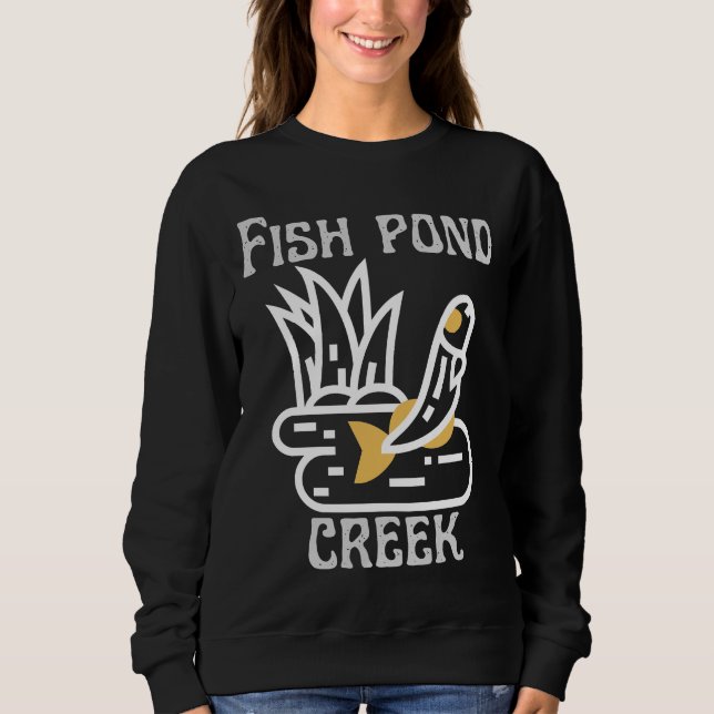 Sudadera Fish Pond Creek (Anverso)