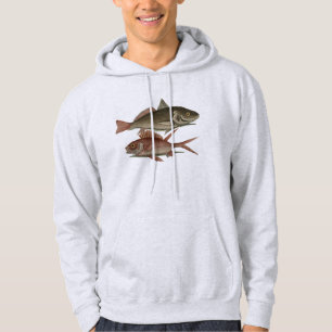 Sudadera Fish Red Perch Fisher Art