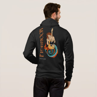Sudadera Fishhook Hoodie Mermaid en la espalda