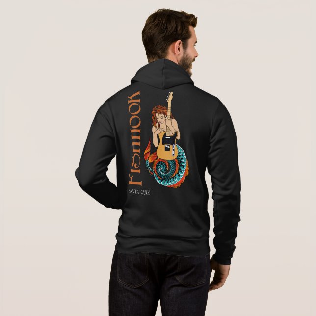 Sudadera Fishhook Hoodie Mermaid en la espalda (Reverso completo)