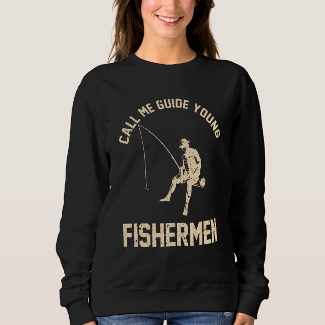Sudadera Fishing Call me guide young fishermen 1 (Anverso)