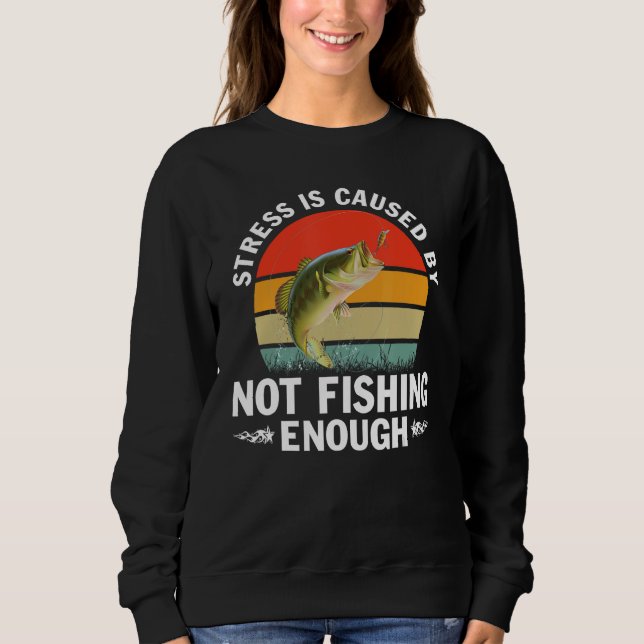 Sudadera Fishing For Men Women Bass Fly Fishing (Anverso)