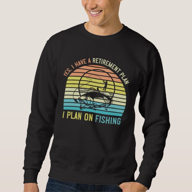 Sudadera Fishing Retirement Day  for Fisherman Retiring fro (Anverso)