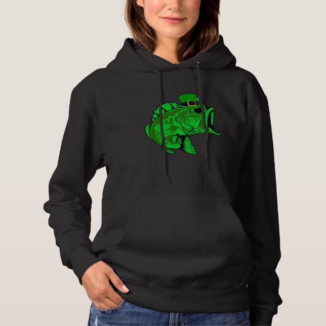 Sudadera Fishing St Patrick s Day Irish Lucky Fishing For M (Anverso)