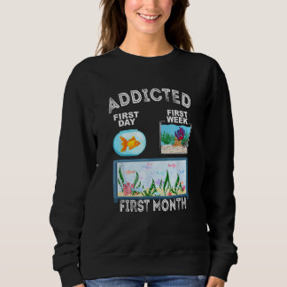 Sudadera Fishkeeper Fish Addicted Aquarist  Aquarium Hobbyi
