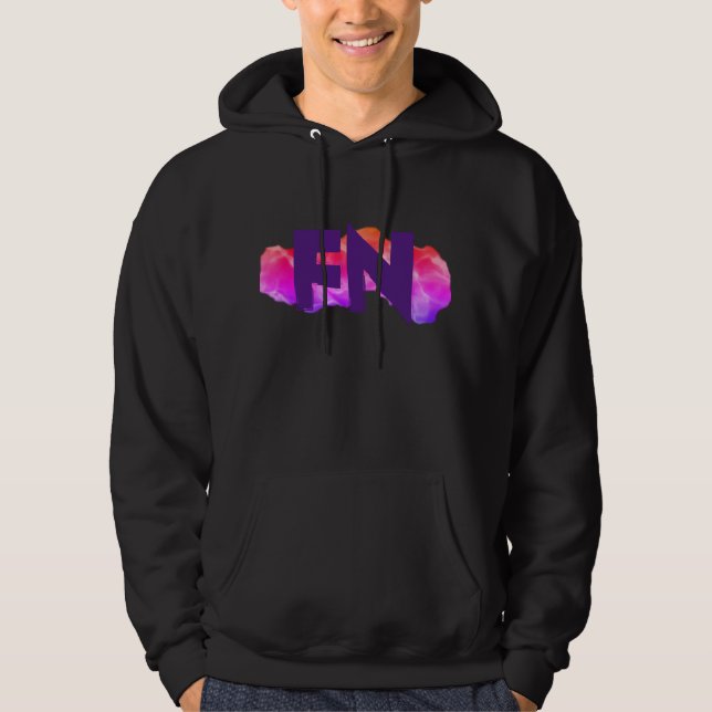 Sudadera Fishnation146 2.0 rosa carnoso (Anverso)