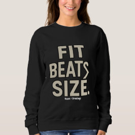 Sudadera Fit Beats Size Motivational Fitness, Gym Lifestyle