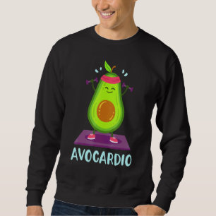 Sudadera Fitness aguacate vegan