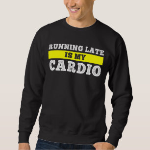 Sudadera Fitness anti-cardio Sarcástico Gym se está agotand