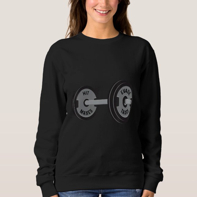 Sudadera Fitness  Enthusiasts  Evade Taxes (Anverso)