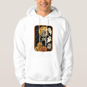 Sudadera Fitness Halloween Esqueleto Fantasma Calabaza Entr