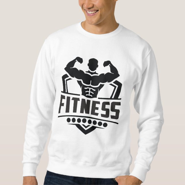 Sudadera Fitness Motivation Graphic | Strong & Active Life (Anverso)