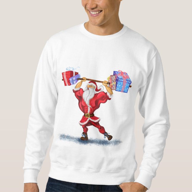 Sudadera Fitness Papá Noel (Anverso)