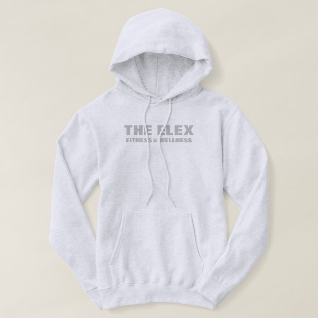 Sudadera Fitness & Wellness Hoodie (Diseño del anverso)