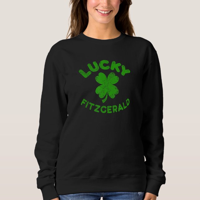 Sudadera Fitzgerald Irish Family Saint Patrick S Day Fitz (Anverso)