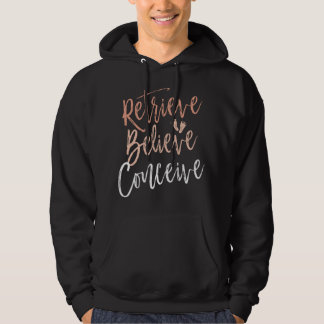 Sudadera FIV para Mujeres Mamá Recuperar Creer Concebir Fer