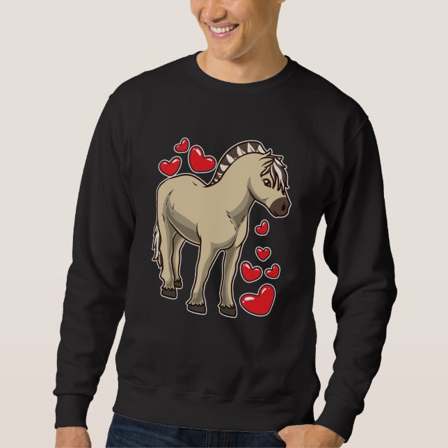 Sudadera Fjord Horse Gift Idea (Anverso)