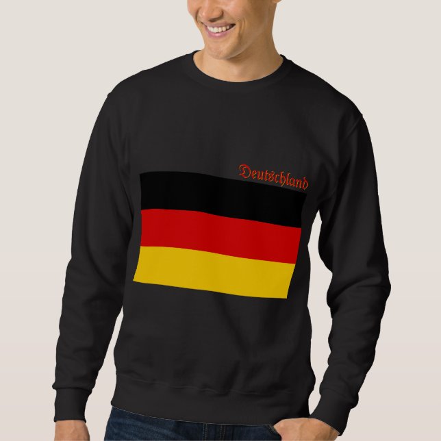 Sudadera Flag of Germany custom-cut  (Anverso)