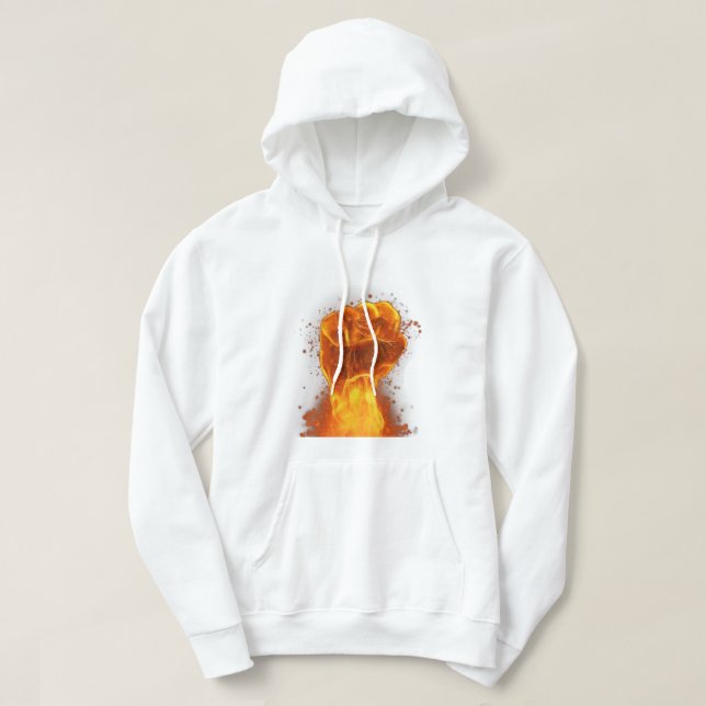 Sudadera Flame Fist (Diseño del anverso)
