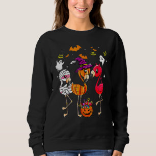 Sudadera Flamenco de Halloween Flamingoween Bruja Vampiro M