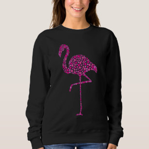 Sudadera Flamenco de lunares rosados Día Internacional del